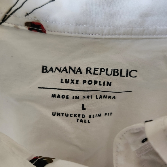 Mens Novelty Print Button Down - Picture 6 of 7